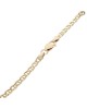 Flat Mariner Link Chain Necklace in Yellow Gold